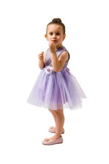 Simli Kız Çocuk Tütü Elbise Doğum Günü Elbisesi